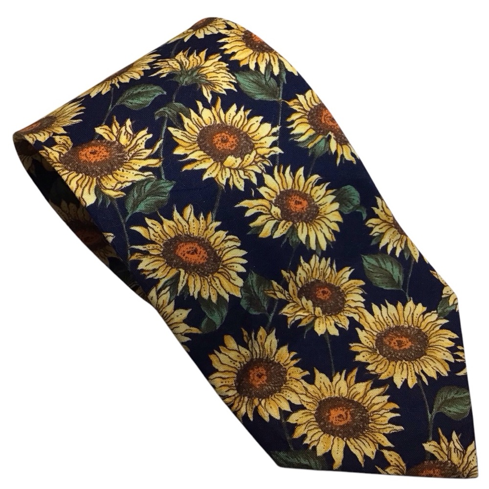 Aeropostale Sunflower Tie Tied Floral Yellow Cotton USA